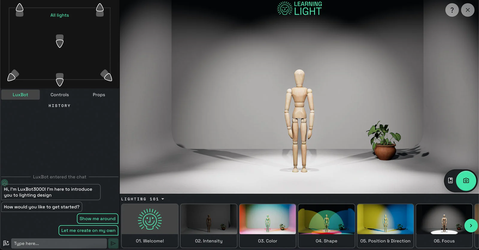 Google Learning Light